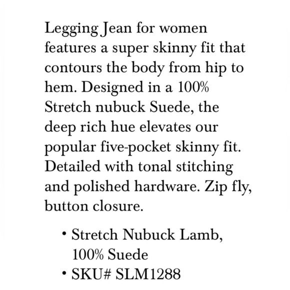 AG NUBUCK LAMB LEATHER SUEDE THE LEGGING SUPER SKINNY pants gray 24 NEW - Picture 9 of 10